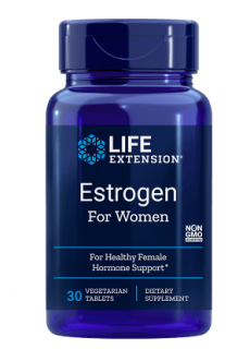 Life Extension ösztrogén nőknek, 30 vegetáriánus tabletta