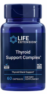 Life Extension Triple Action Thyroid, hármas hatású pajzsmirigy, pajzsmirigy támogatás, 60 kapszula
