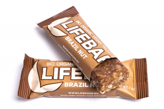 LifeFood - Lifebar bár Brazil RAW, BIO, 47 g  *CZ-BIO-002 certifikát