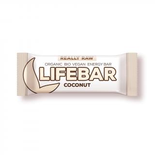 LifeFood - Lifebar kókuszpálca BIO, RAW, 47 g  CZ-BIO-001 certifikát