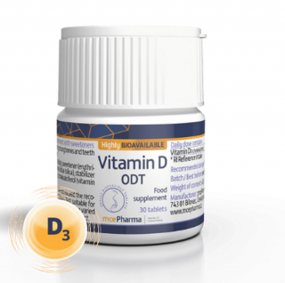 mce Pharma D3-vitamin ODT, 60 tabletta  Étrend-kiegészítő