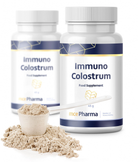 mce Pharma Immuno Colostrum, szarvasmarha kolosztrum, 45 g