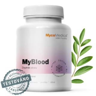 MycoMedica - MyBlood, vértámogató, 90 db gyógynövényes kapszula  Étrend-kiegészítő