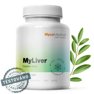 MycoMedica – MyLiver, májtámogatás, 90 gyógynövényes kapszula  Étrend-kiegészítő