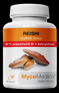 MycoMedica - Reishi 50% magas koncentrációban, 90 gyógynövényes kapszula