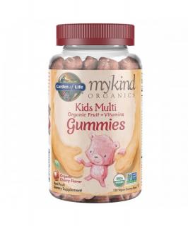 Mykind Multivitamin Kids gumicukor Cseresznye, multivitamin gyerekeknek, cseresznye, 120 gumicukor