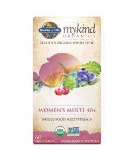Mykind Organics Női Multi 40+, női multivitamin, 60 db gyógynövény tabletta