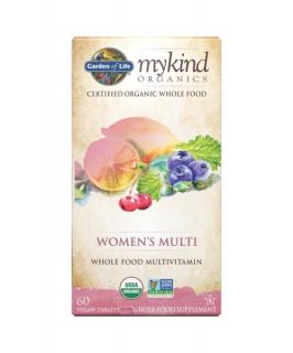 Mykind Organics Női Multi, női multivitamin, 60 db gyógynövényes tabletta