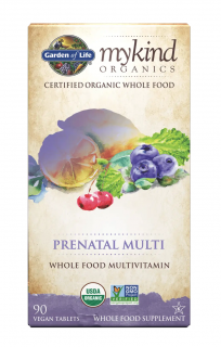 Mykind Prenatal Multi, multivitamin terhes nőknek, 90 db gyógynövényes tabletta