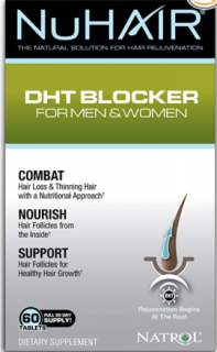 Natrol NuHair DHT Blocker for Men & Women (hajtáplálkozás), 60 tabletta