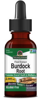 Nature's Answer Bojtorjángyökér, bojtorjángyökér-kivonat, 2000 mg, 30 ml