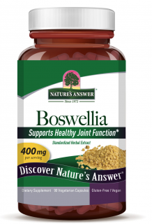 Nature's Answer Boswellia, kivonat, 400 mg, 90 kapszula