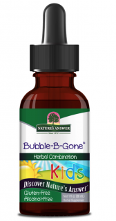 Nature's Answer Bubble-B-Gone Kids, gyógynövények gyermekeknek, 30 ml  Étrend-kiegészítő