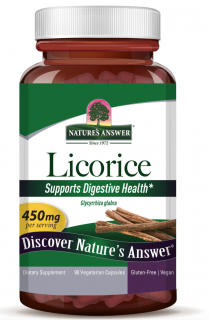 Nature's Answer Édesgyökér, Édesgyökér, 450 mg, 90 Vega kapszula