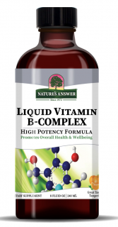 Nature's Answer folyékony B-vitamin komplex, folyékony B-komplex, 240 ml  Étrend-kiegészítő