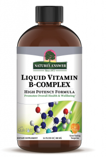 Nature's Answer Folyékony B-vitamin-komplex, folyékony B-komplex, 480 ml