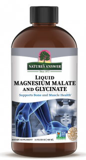 Nature's Answer Folyékony magnézium-malát és -glicinát, folyékony magnézium-malát és -glicinát, 480 ml