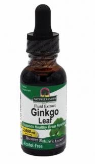 Nature's Answer Ginkgo Leaf Fluid kivonat, ginkgo biloba, kivonat, 2000 mg, 30 ml