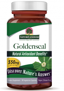Nature's Answer Goldenseal, 550 mg, 50 Növényi kapszula