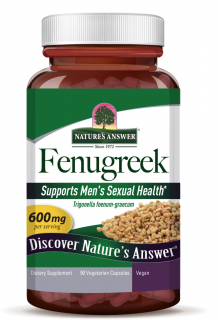 Nature's Answer Görögszéna, 600 mg, 90 kapszula
