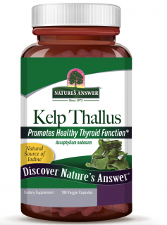 Nature's Answer Kelp Tallus, 100 db növényi kapszula