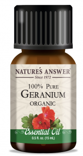 Nature's Answer Muskátli illóolaj, Muskátli illóolaj, BIO, 15 ml