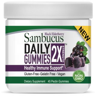 Nature's Answer Sambucus Daily Gummies, Black Bodza, 45 Gummies