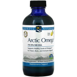 Nordic Naturals Arctic Omega, citrom, 237 ml