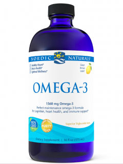 Nordic Naturals Ultimate Omega, 1560 mg, citrom, 473 ml