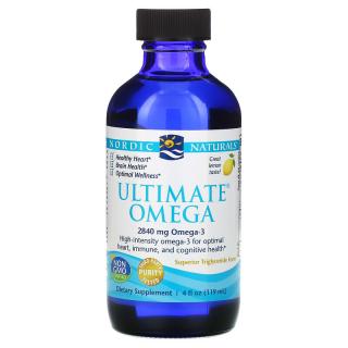 Nordic Naturals Ultimate Omega, 2840 mg, citrom, 119 ml