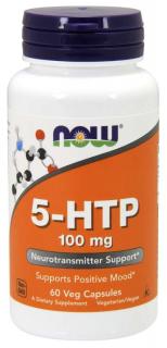 NOW 5-HTP, 100 mg, 60 növényi kapszula