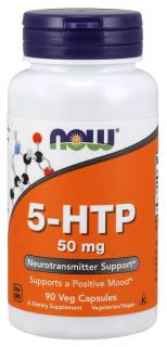 NOW 5-HTP, 50 mg, 90 növényi kapszula