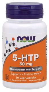 NOW 5-HTP 50mg növényi  kapszula 30db