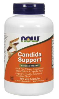 NOW Candida Support, 180 növényi kapszulában