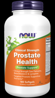 NOW Clinical Strength Prostate Health (prosztata támogatás), 180 db lágyzselé kapszula