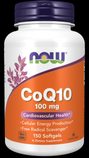 NOW CoQ10 (koenzim Q10) 100 mg, 150 kapszula