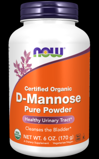 NOW D-Mannose, 170 g, tiszta por