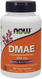 NOW DMAE, Dimetilaminoetanol, 250 mg, 100 kapszula