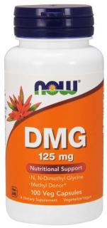 NOW DMG (dimetilglicin), 125 mg, 100 növényi kapszula