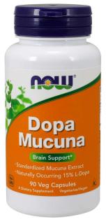 NOW DOPA Mucuna, 90 növényi kapszulában