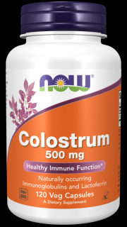 NOW Kolosztrum 500 mg, 120 gyógynövényes kapszula