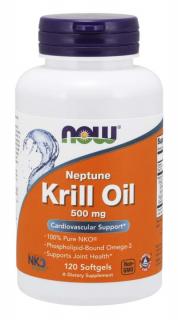 NOW Krill Oil Neptune (krill olajból), 500 mg, 120 softgel kapszulában