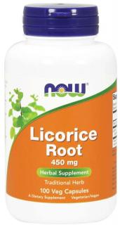 NOW Licorice Root 450mg 100 kapszula