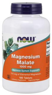 NOW Magnézium-malát, 180 tabletta