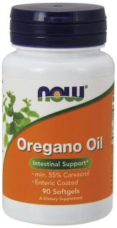 NOW Oregano Oil (Oreganó olaj,) 90 bélben oldódó softgel kapszulában