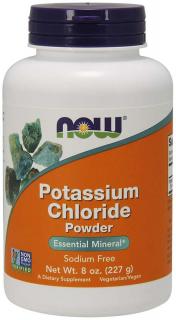 NOW Potassium Chloride powder, por, 227 g