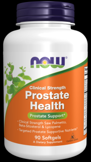 NOW Prostate Health Clinical Strength, 90 db lágyzselé kapszula