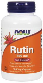 NOW Rutin, 450 mg, 100  növényes kapszula