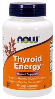 NOW Thyroid Energy, Pajzsmirigy , 90 növényi kapszulában