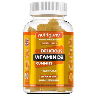 Nutrigums D3-vitamin, 60 db zselés cukorka  Étrend-kiegészítő